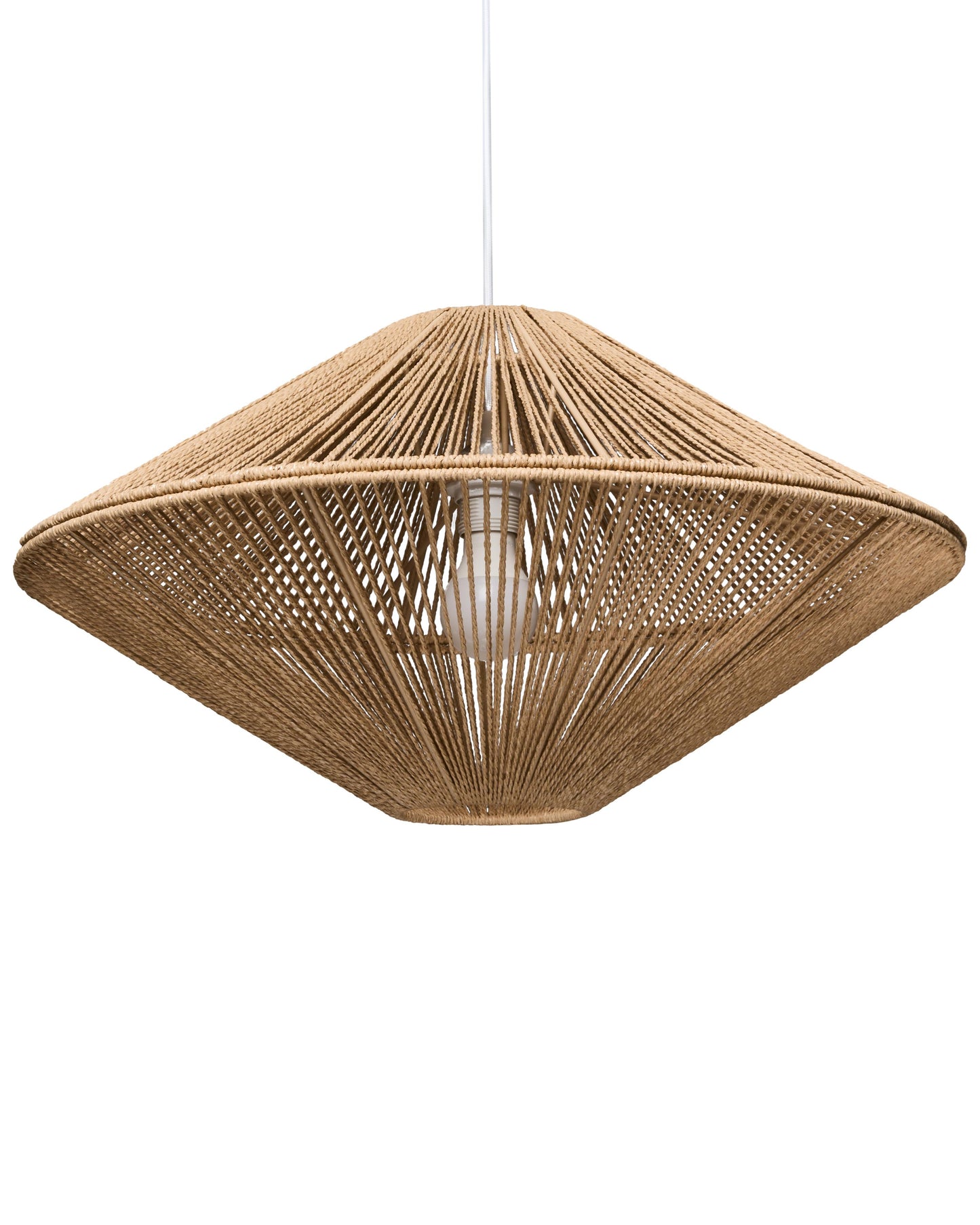  Pendant Lamp CAVES Paper Rope Natural