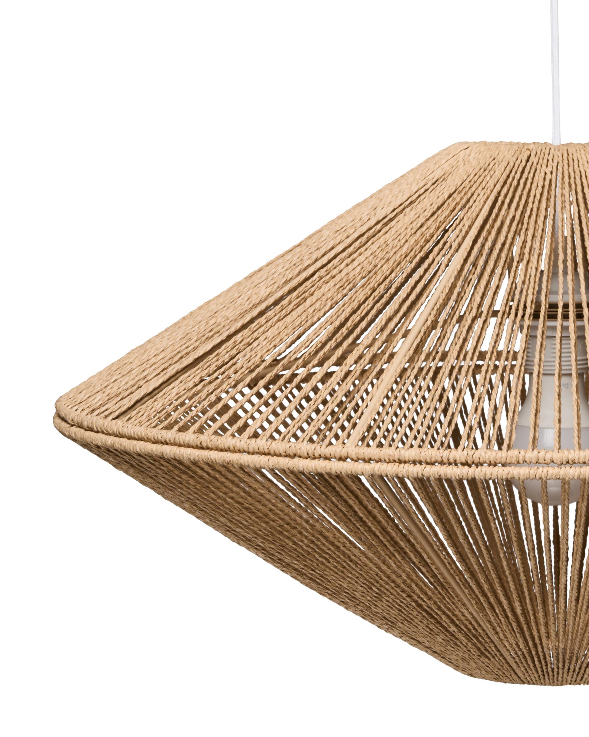  Pendant Lamp CAVES Paper Rope Natural
