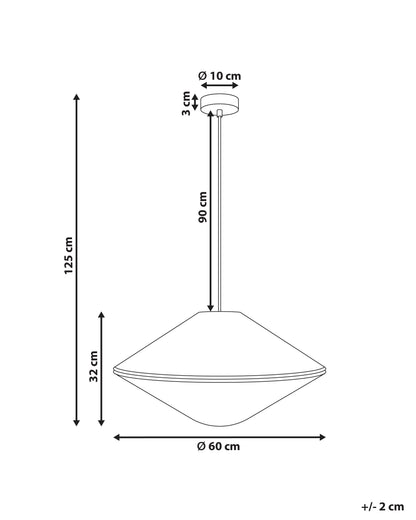  Pendant Lamp CAVES Paper Rope Natural