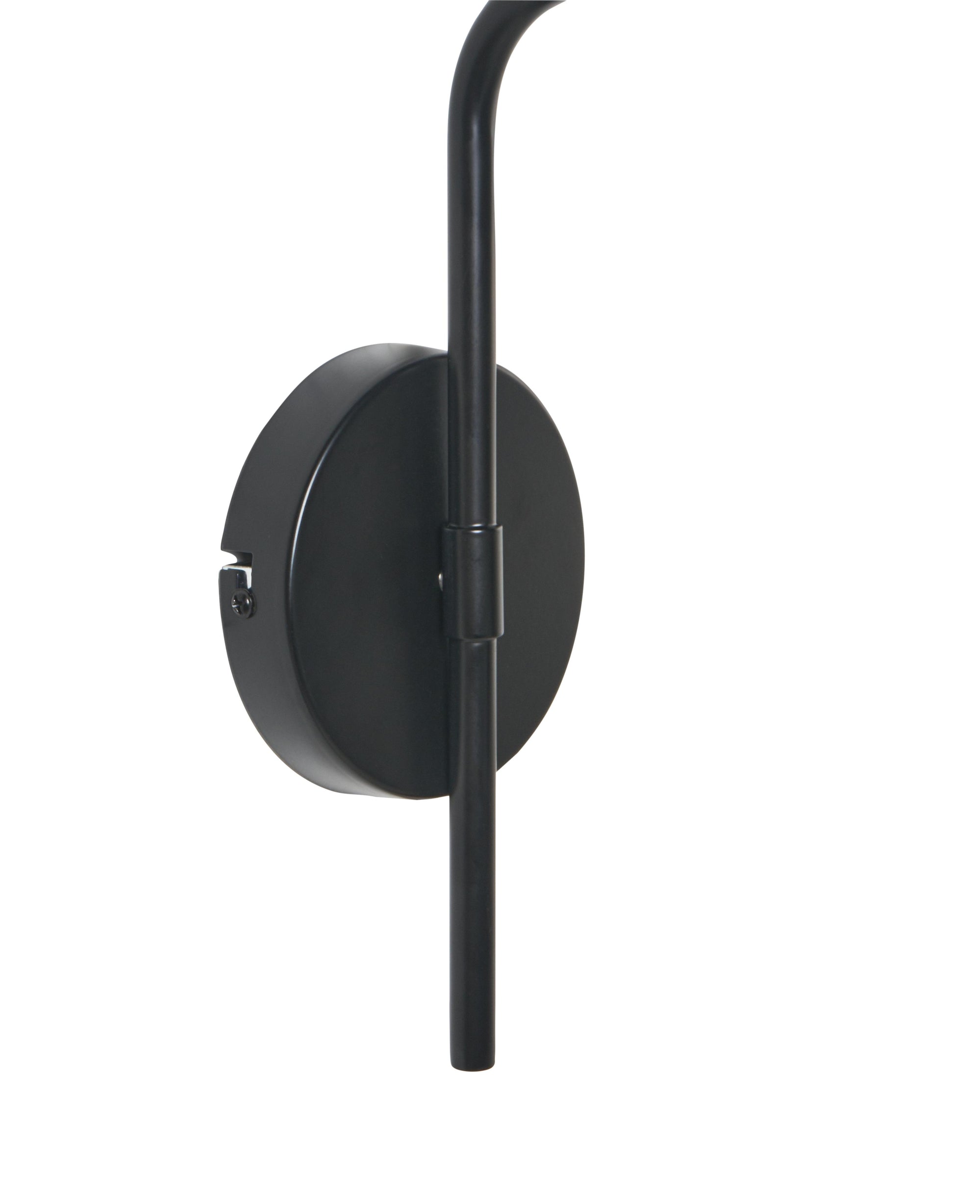  Set Of 2 Wall Lamps COMAPALA Metal Black