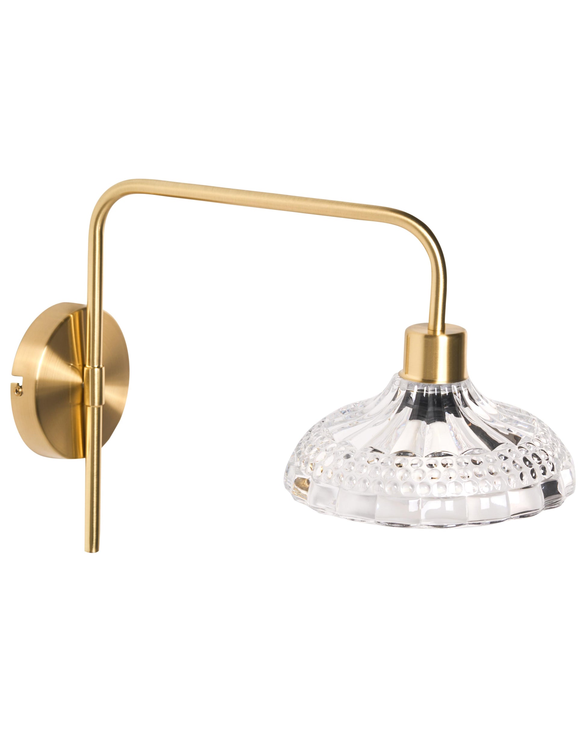  Set Of 2 Wall Lamps MOLINO Metal Gold