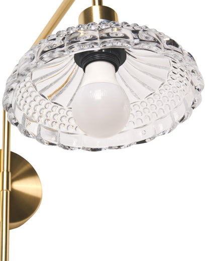  Set Of 2 Wall Lamps MOLINO Metal Gold