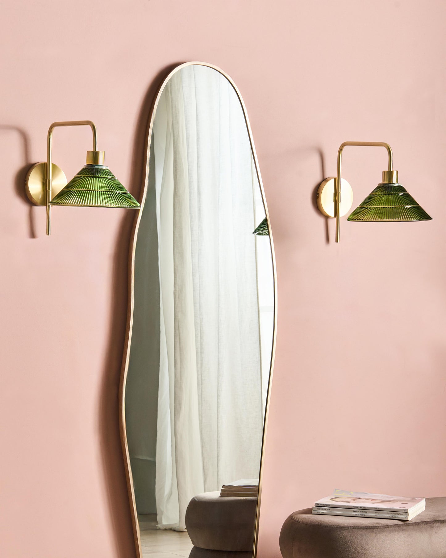  Set Of 2 Wall Lamps SUMPUL Metal Gold