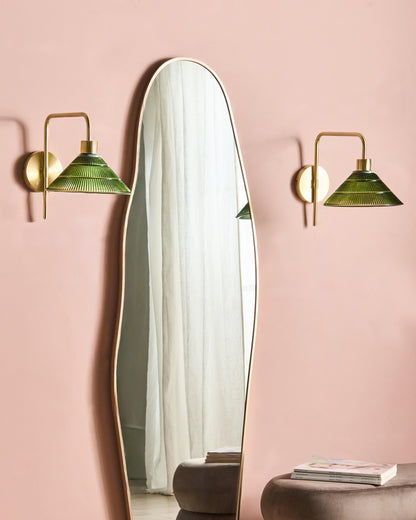  Set Of 2 Wall Lamps SUMPUL Metal Gold