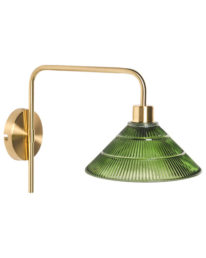  Set Of 2 Wall Lamps SUMPUL Metal Gold