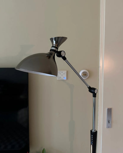  LED Floor Lamp ANDROMEDA With Dimmer Metal Silver