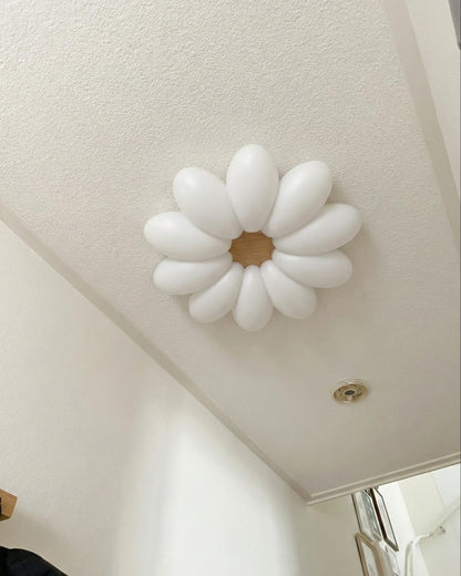  LED Ceiling Lamp Flower TINAU White