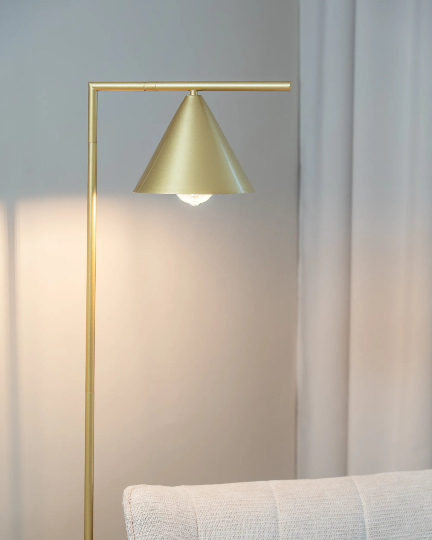  Floor Lamp MOCAL Metal Gold