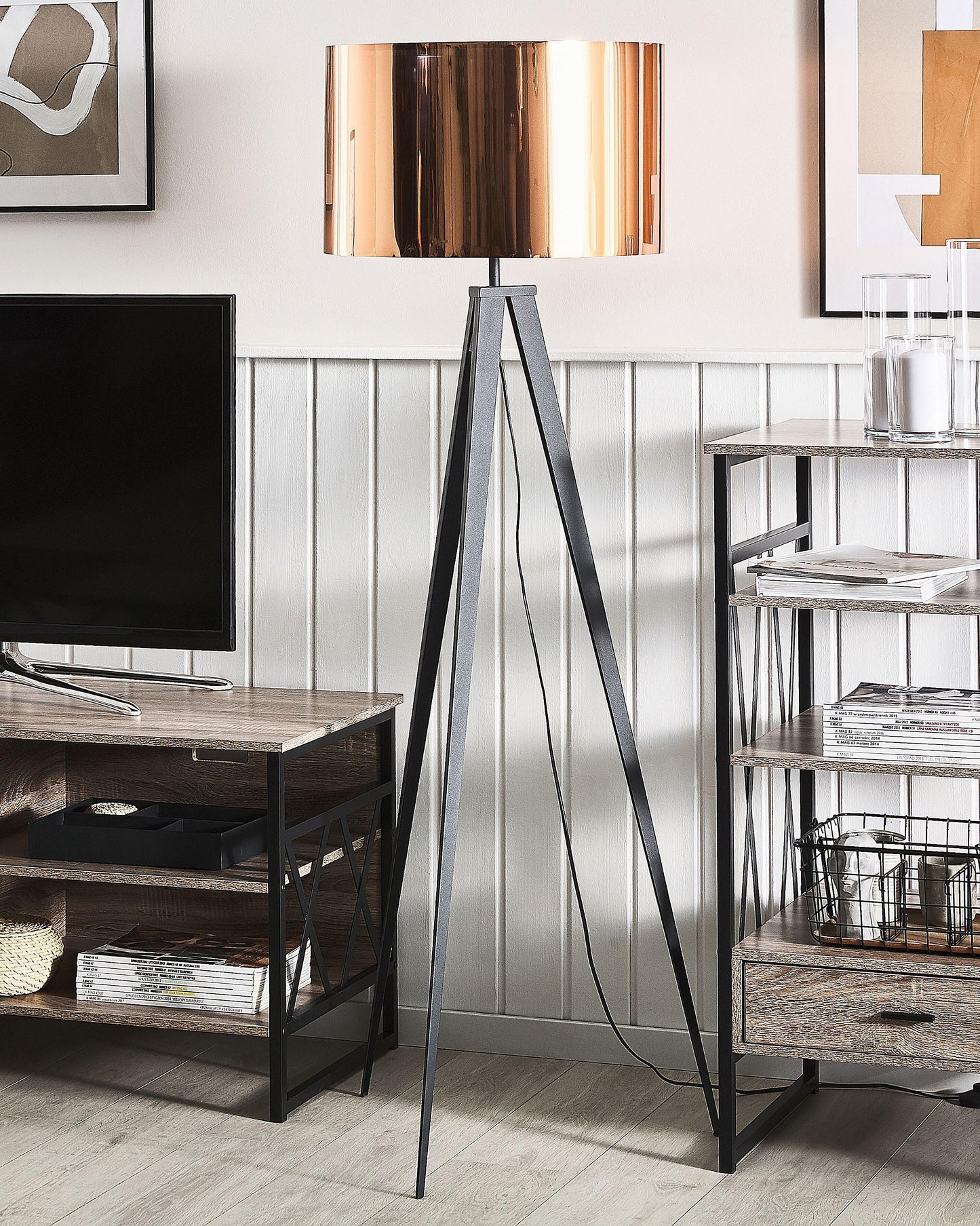  Floor Lamp STILETTO Metal Copper