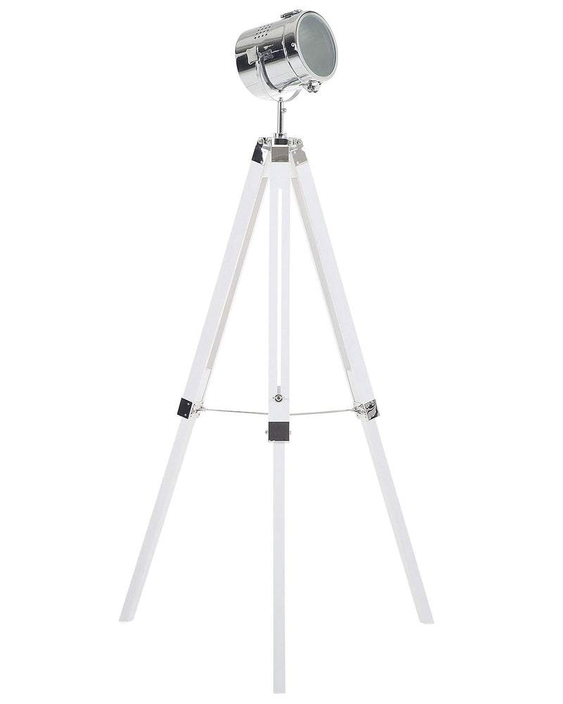  Floor Lamp ALZETTE Pine Wood White