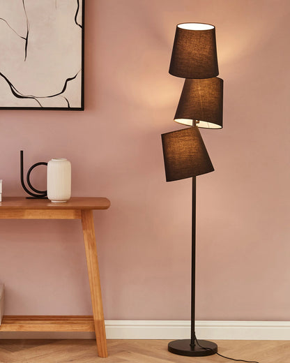  Floor Lamp RIO GRANDE Metal Black