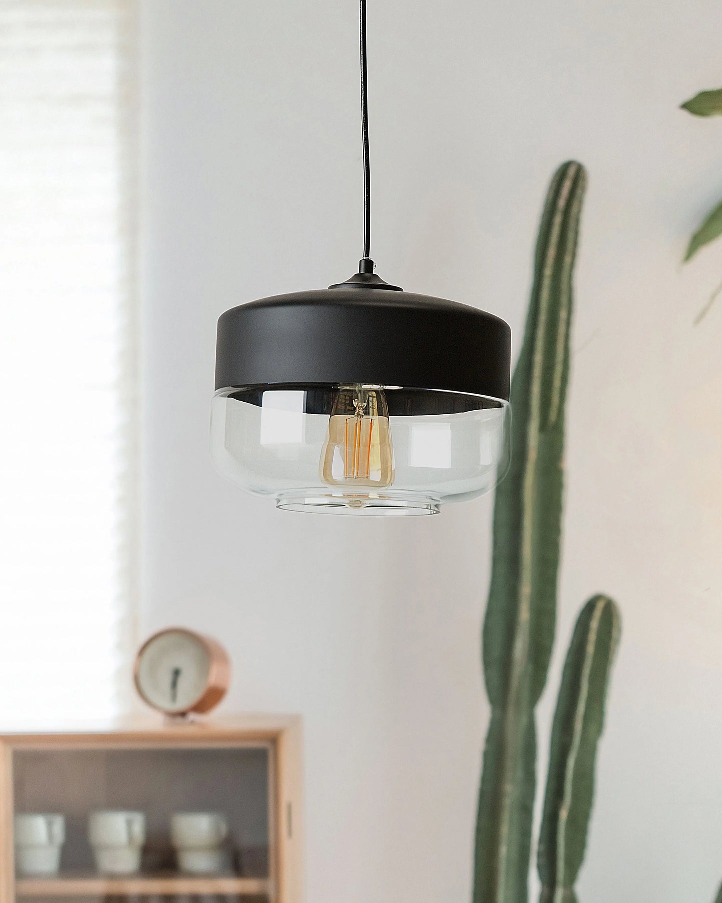  Pendant Lamp MURRAY Glass Black