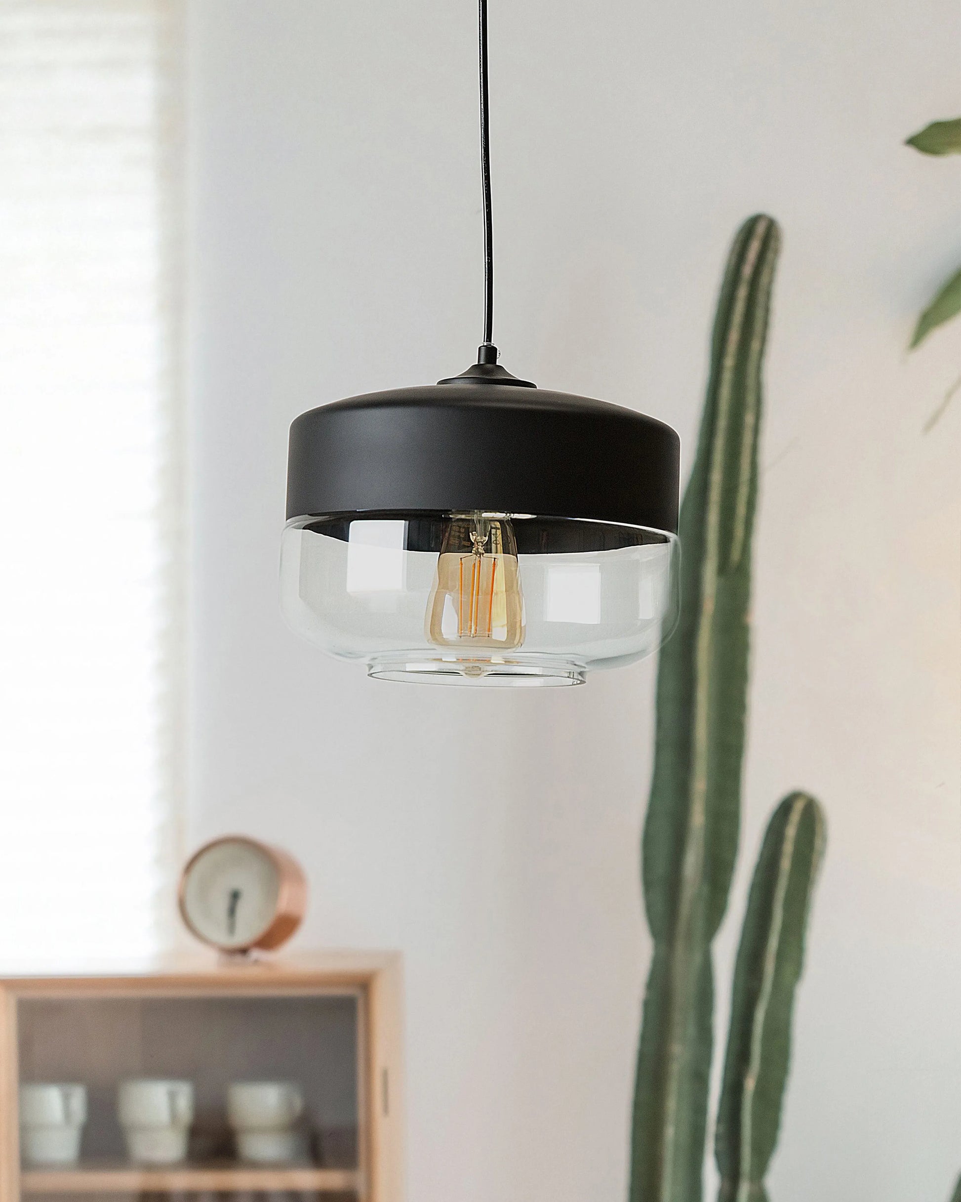  Pendant Lamp MURRAY Glass Black