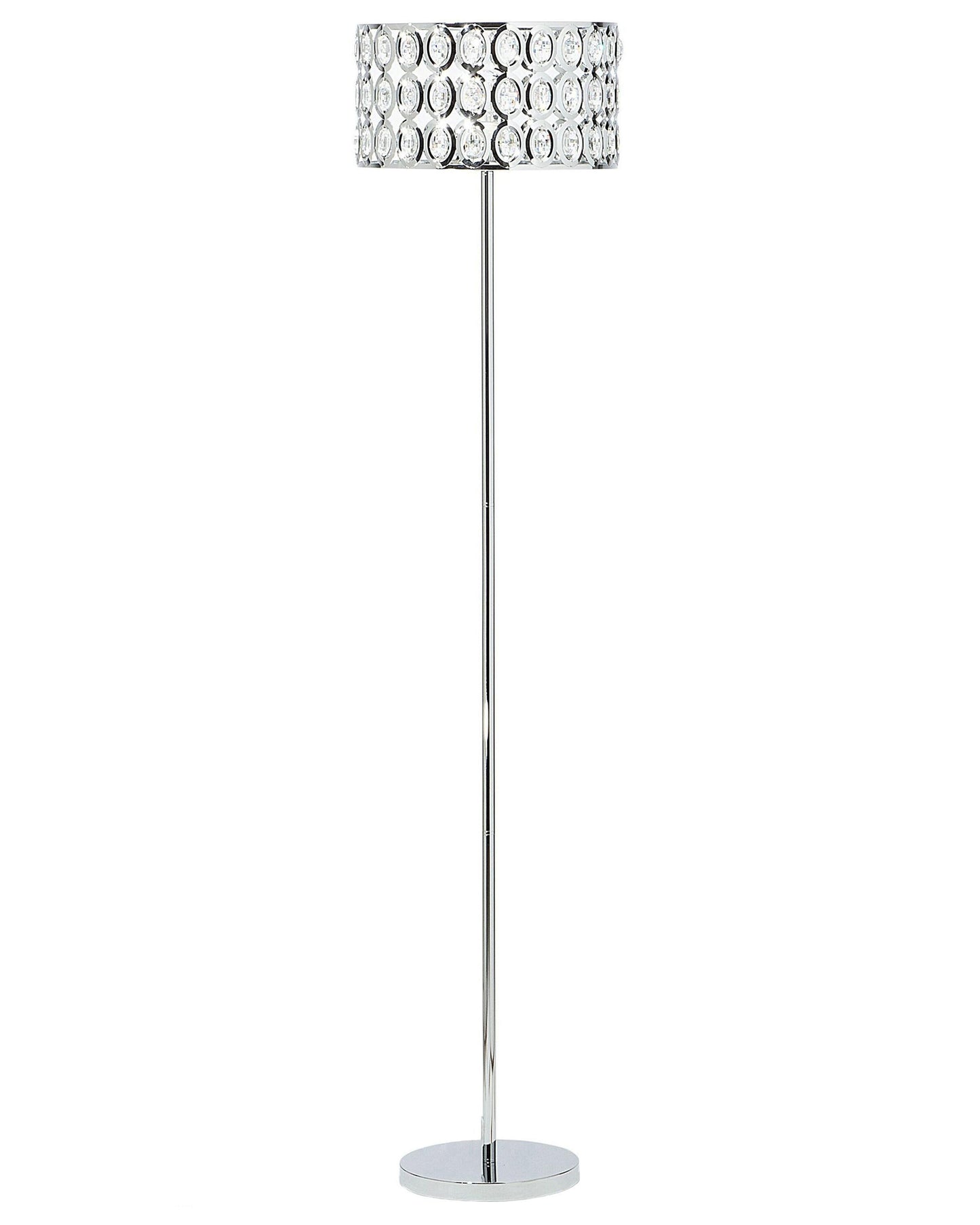 Floor Lamp TENNA Crystal Silver
