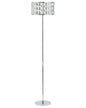  Floor Lamp TENNA Crystal Silver