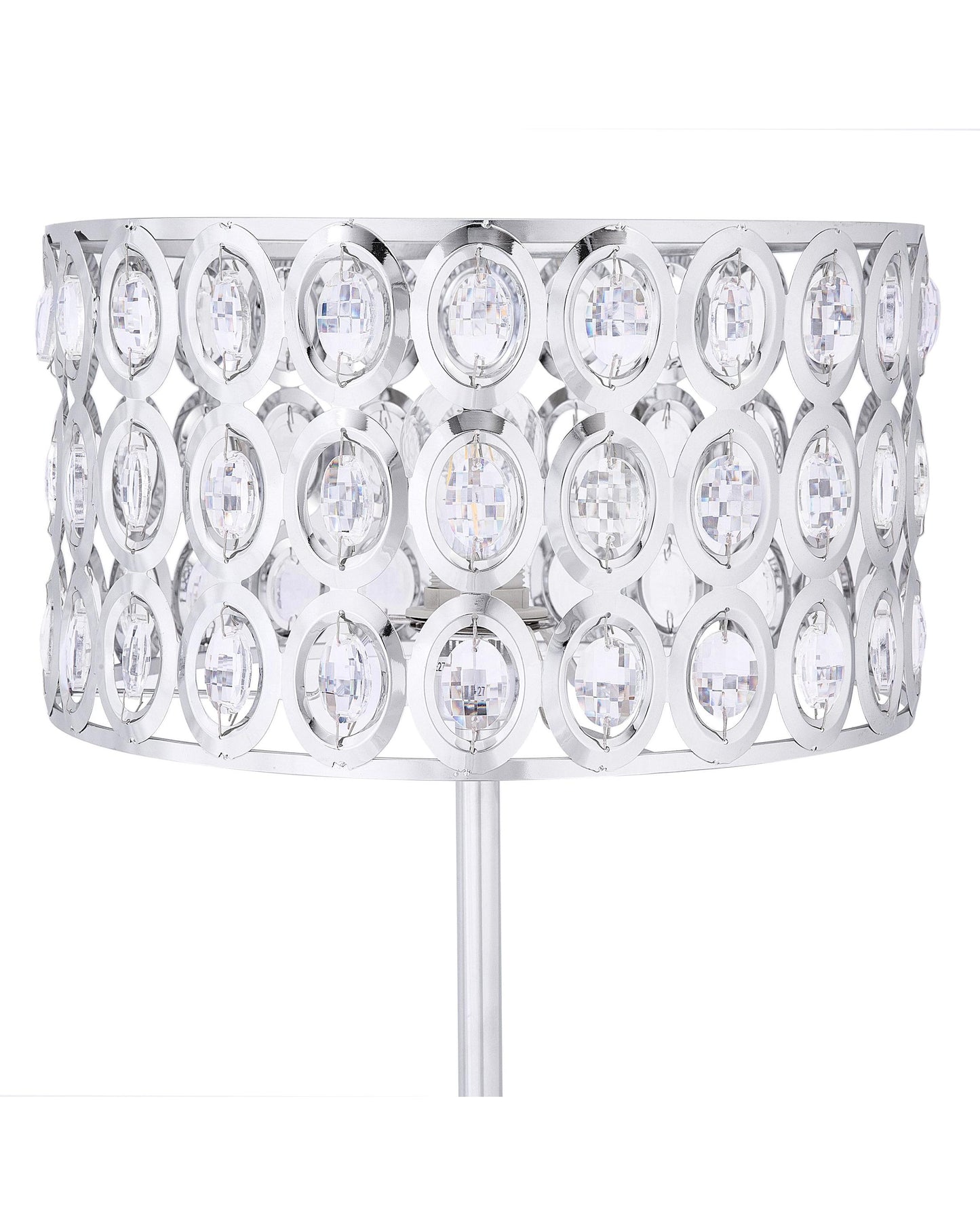  Floor Lamp TENNA Crystal Silver