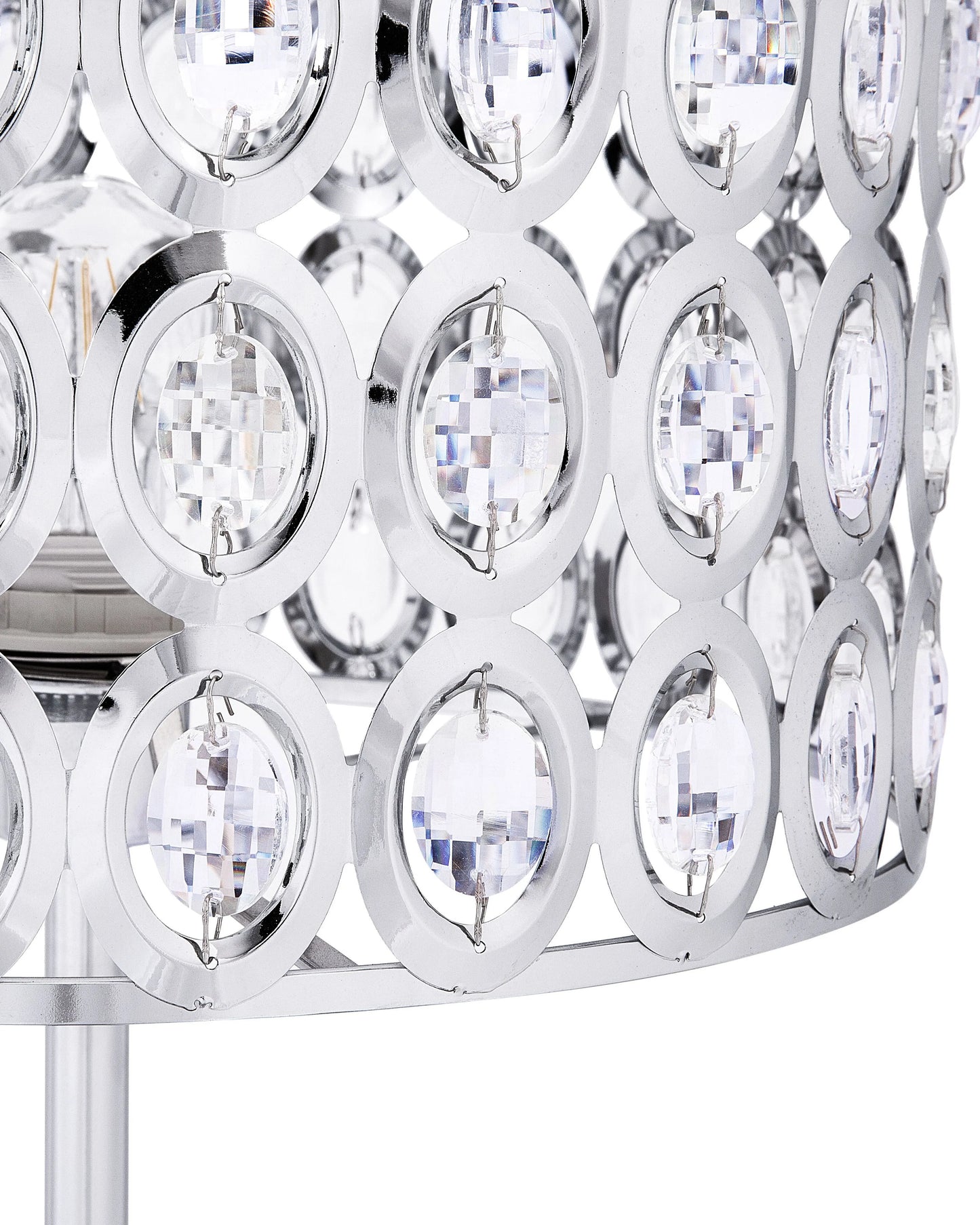  Floor Lamp TENNA Crystal Silver