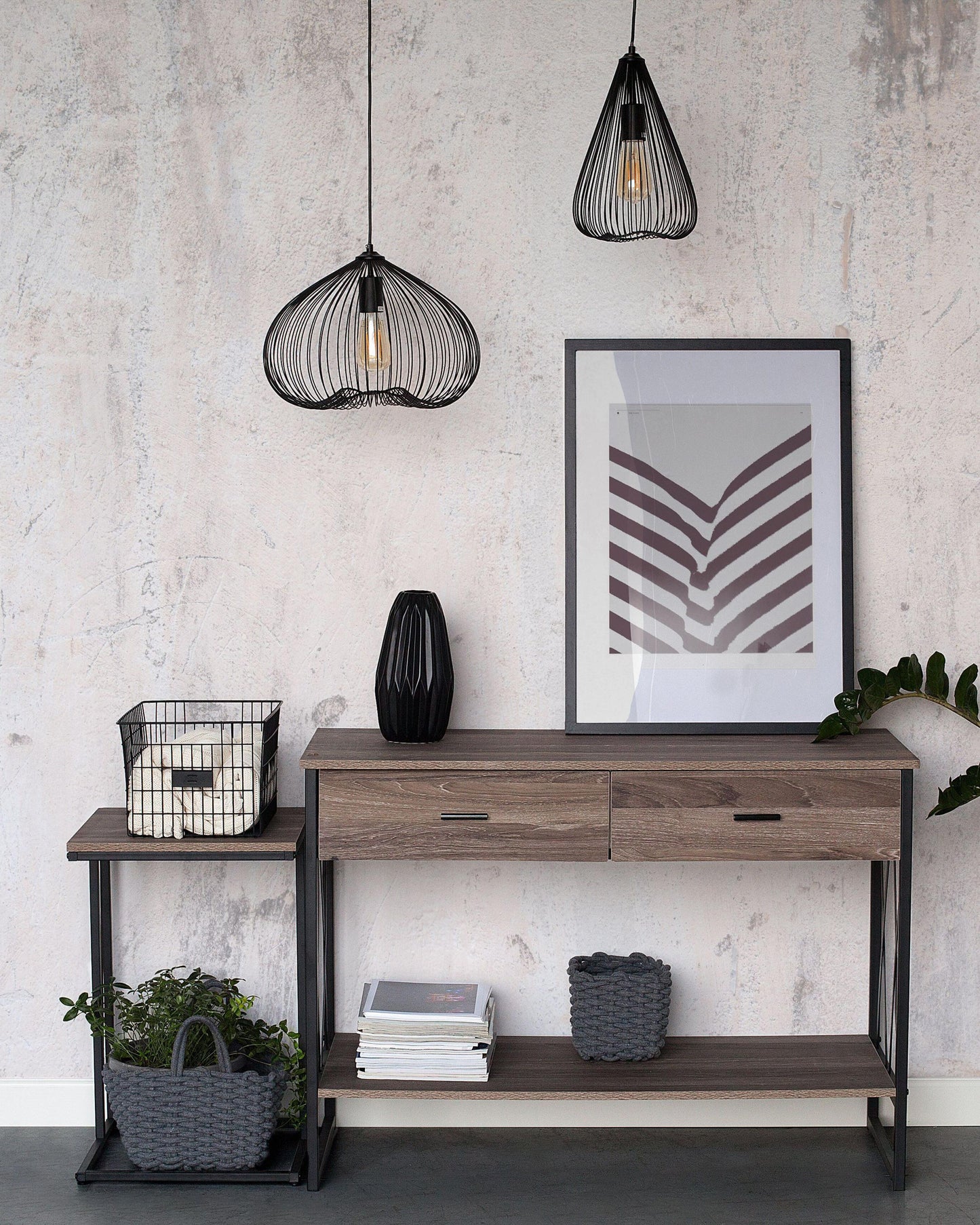  Pendant Lamp CONCA Metal Black