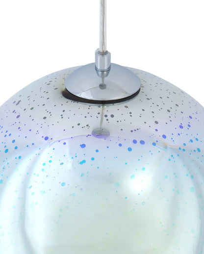  Pendant Lamp SESSERA Glass Silver