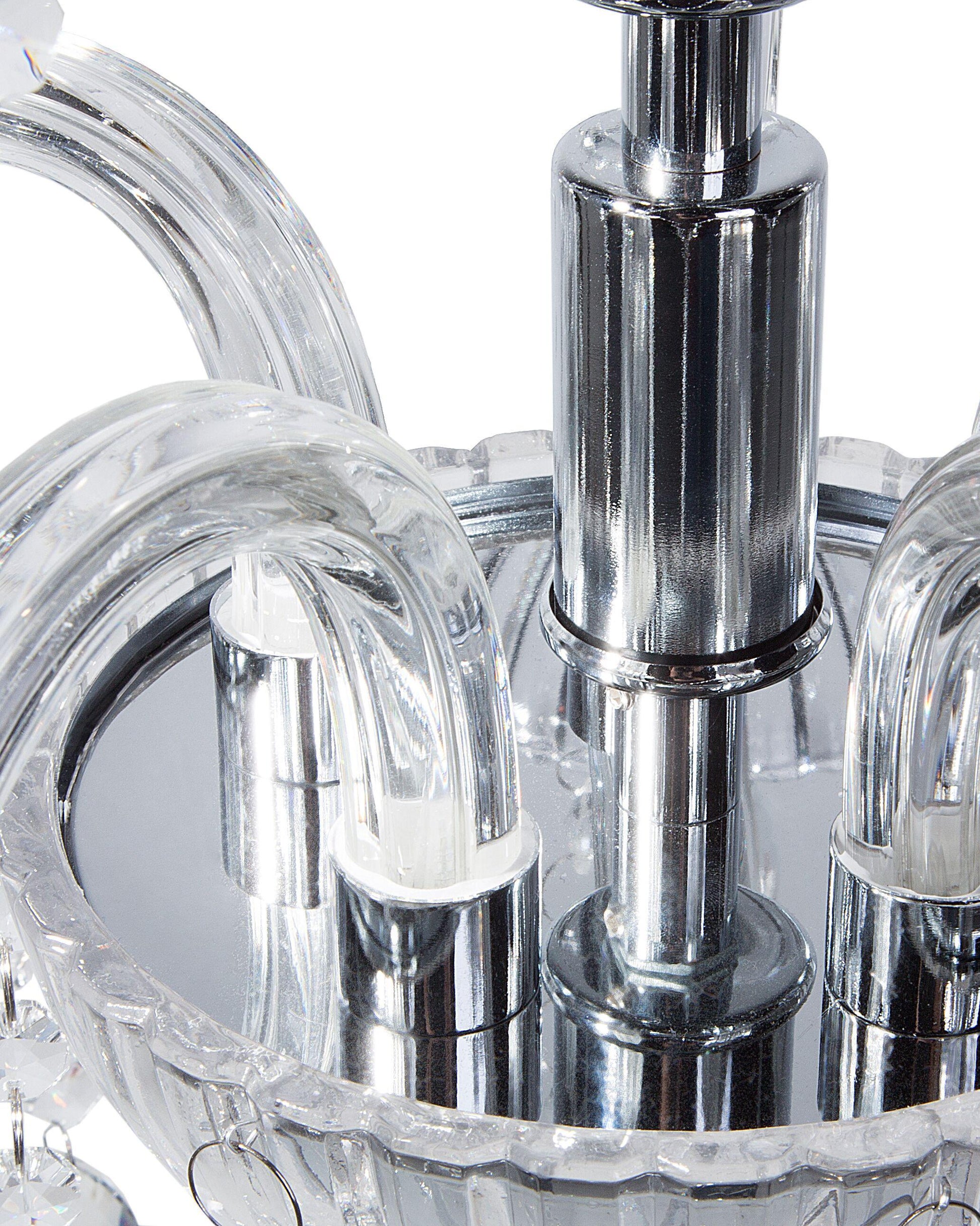  Chandelier LOCONE Crystal Silver