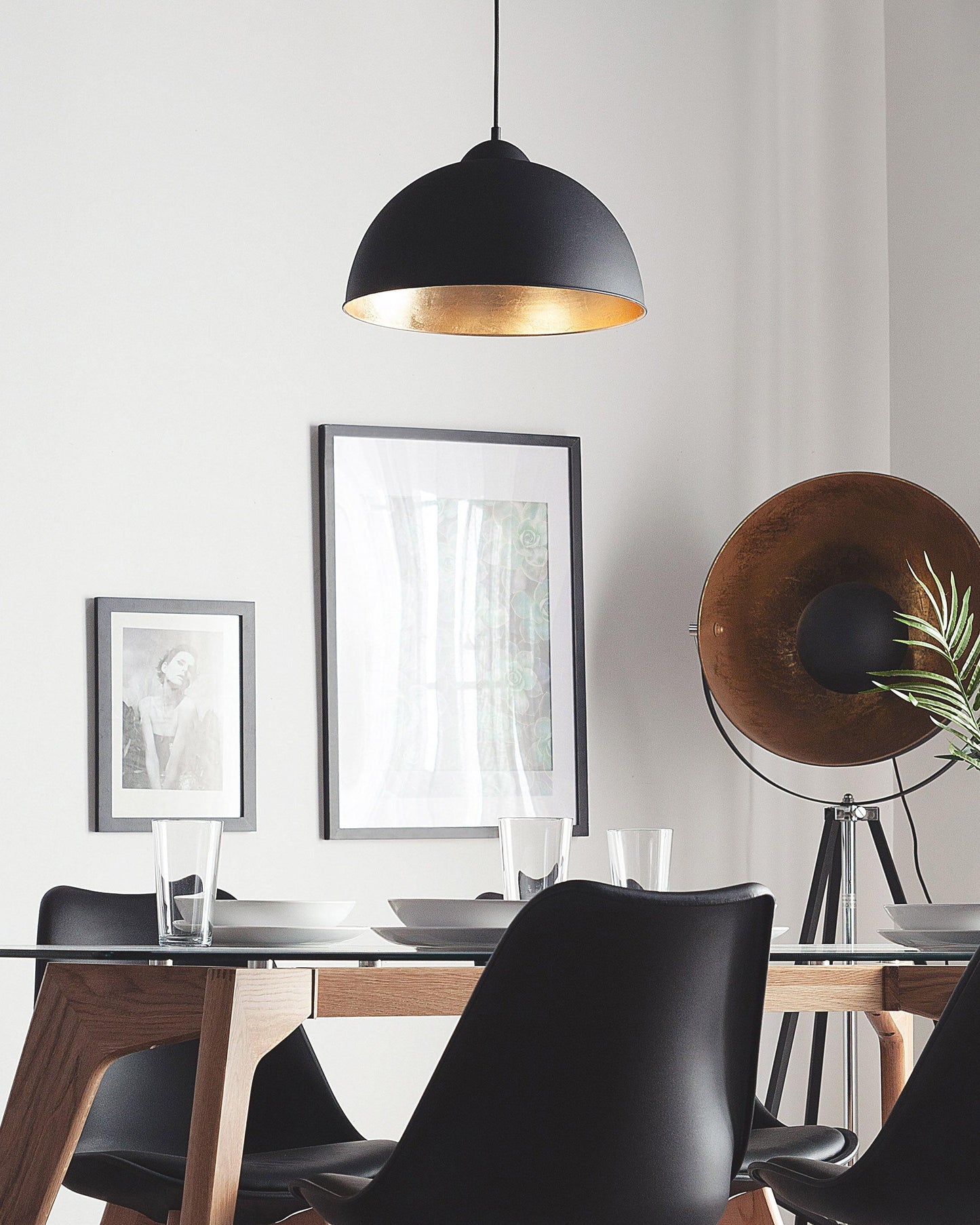 Pendant Lamp CETINA Metal Black