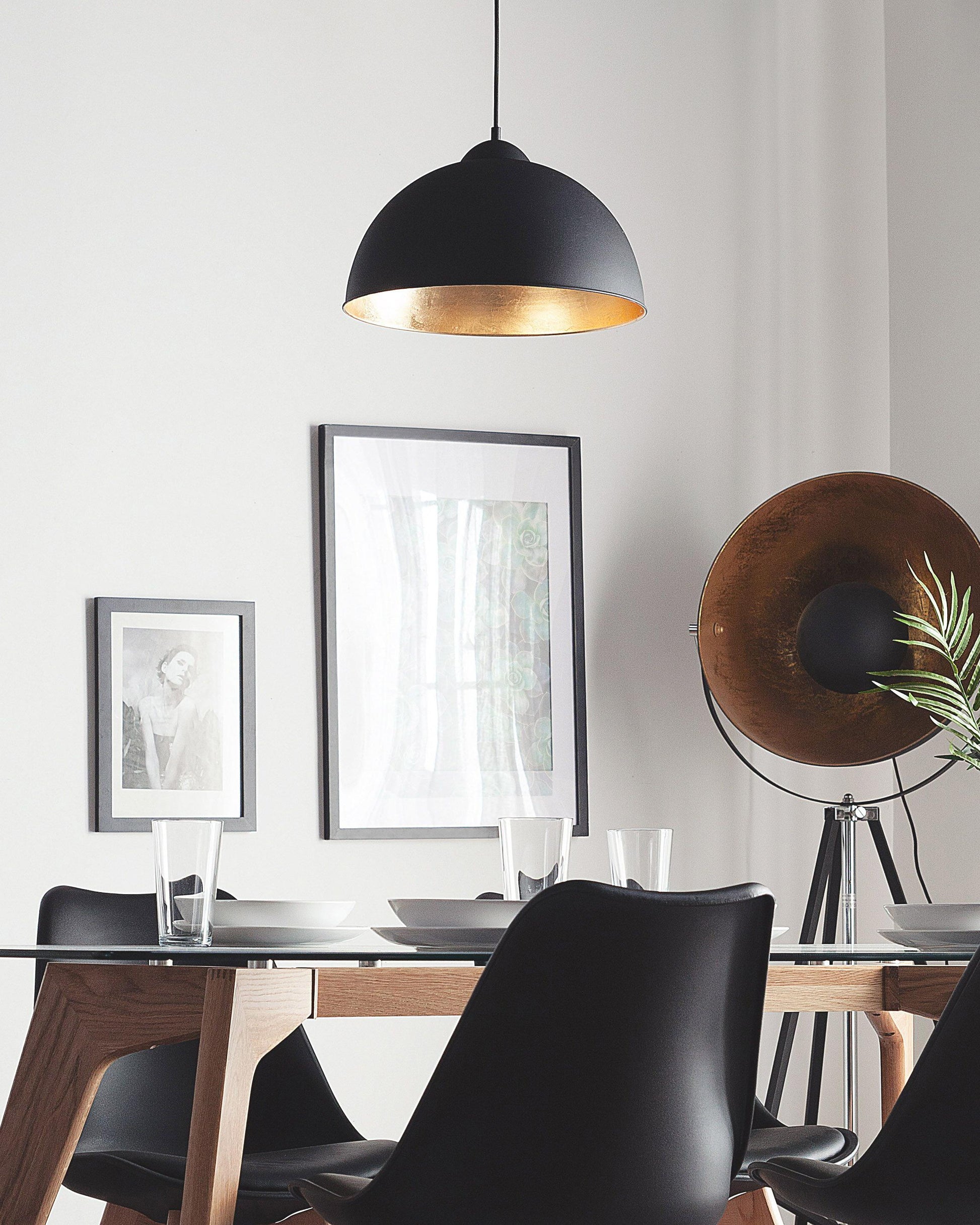  Pendant Lamp CETINA Metal Black