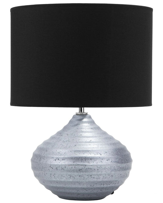  Table Lamp KUBAN Ceramic Silver