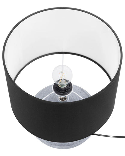  Table Lamp KUBAN Ceramic Silver