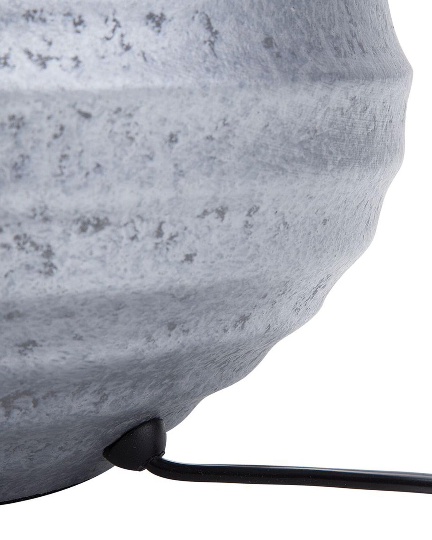  Table Lamp KUBAN Ceramic Silver