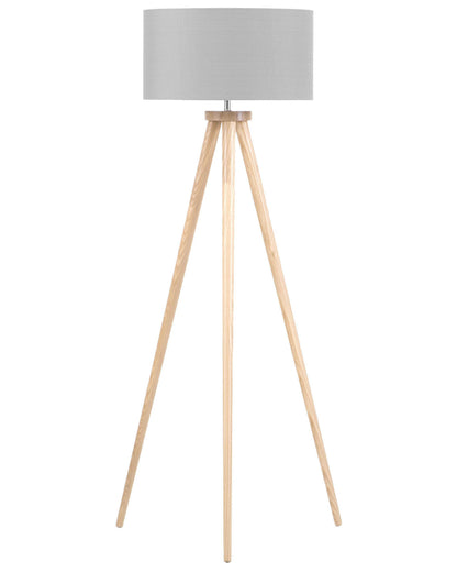  Floor Lamp NITRA Oak Wood Grey