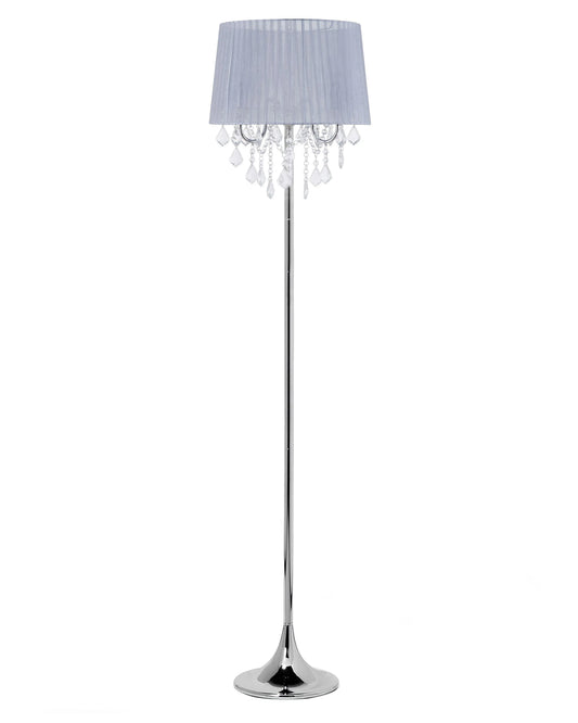  Floor Lamp EVANS Metal Light Grey