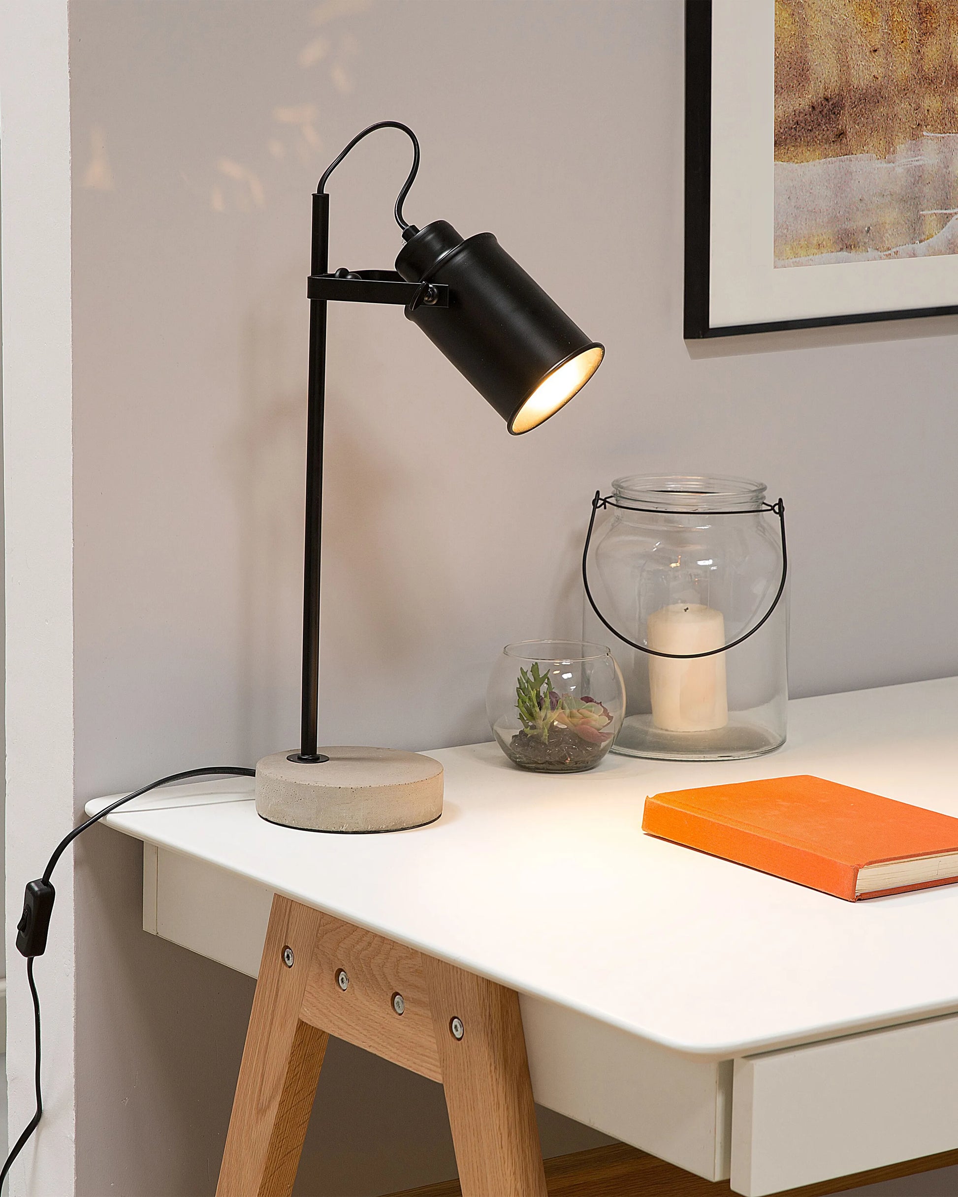  Desk Lamp MUNDAKA Adjustable Metal Black