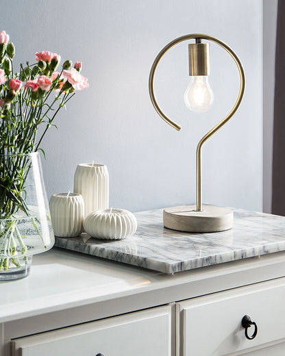  Table Lamp JUCAR Metal Brass