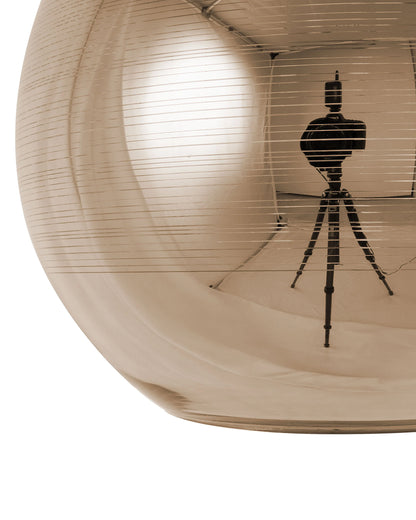  Pendant Lamp ASARO Glass Gold