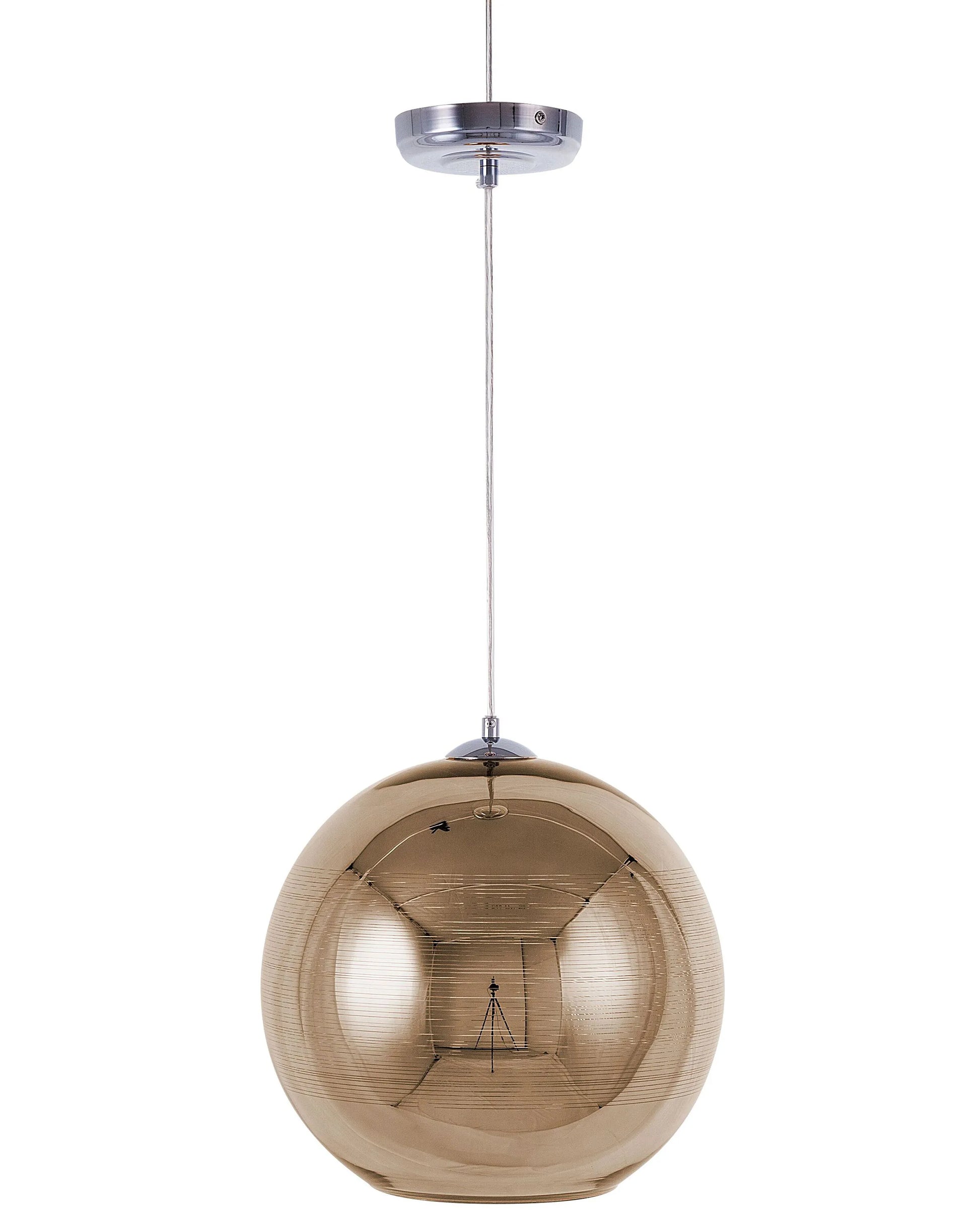  Pendant Lamp ASARO Glass Gold