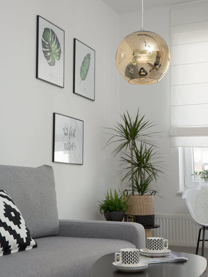  Pendant Lamp ASARO Glass Gold