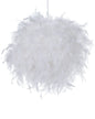  Pendant Lamp DRAVA Feathers White