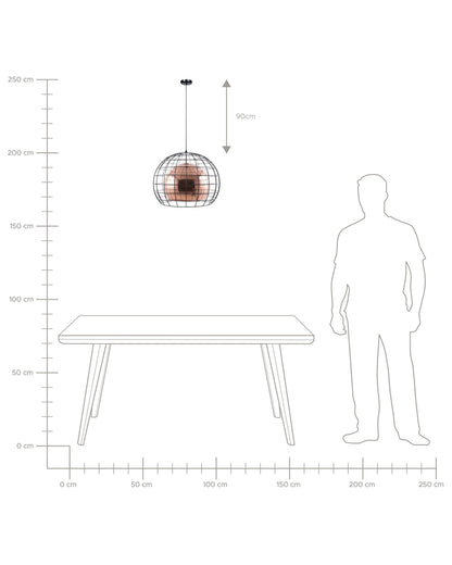  Pendant Lamp LIRI Metal Copper