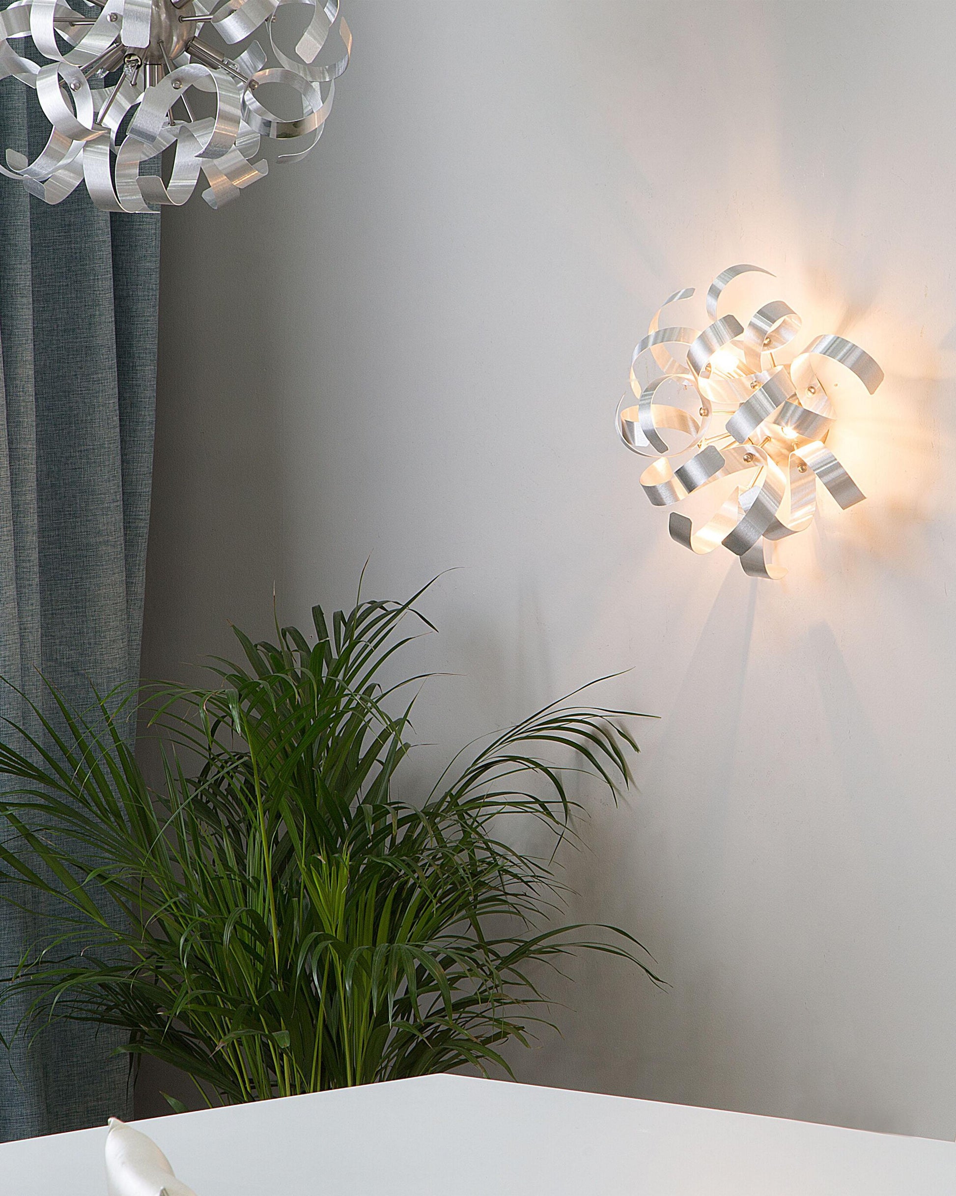  Wall Lamp ICANA Metal Silver