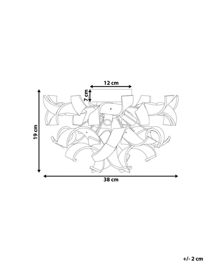  Wall Lamp ICANA Metal Silver