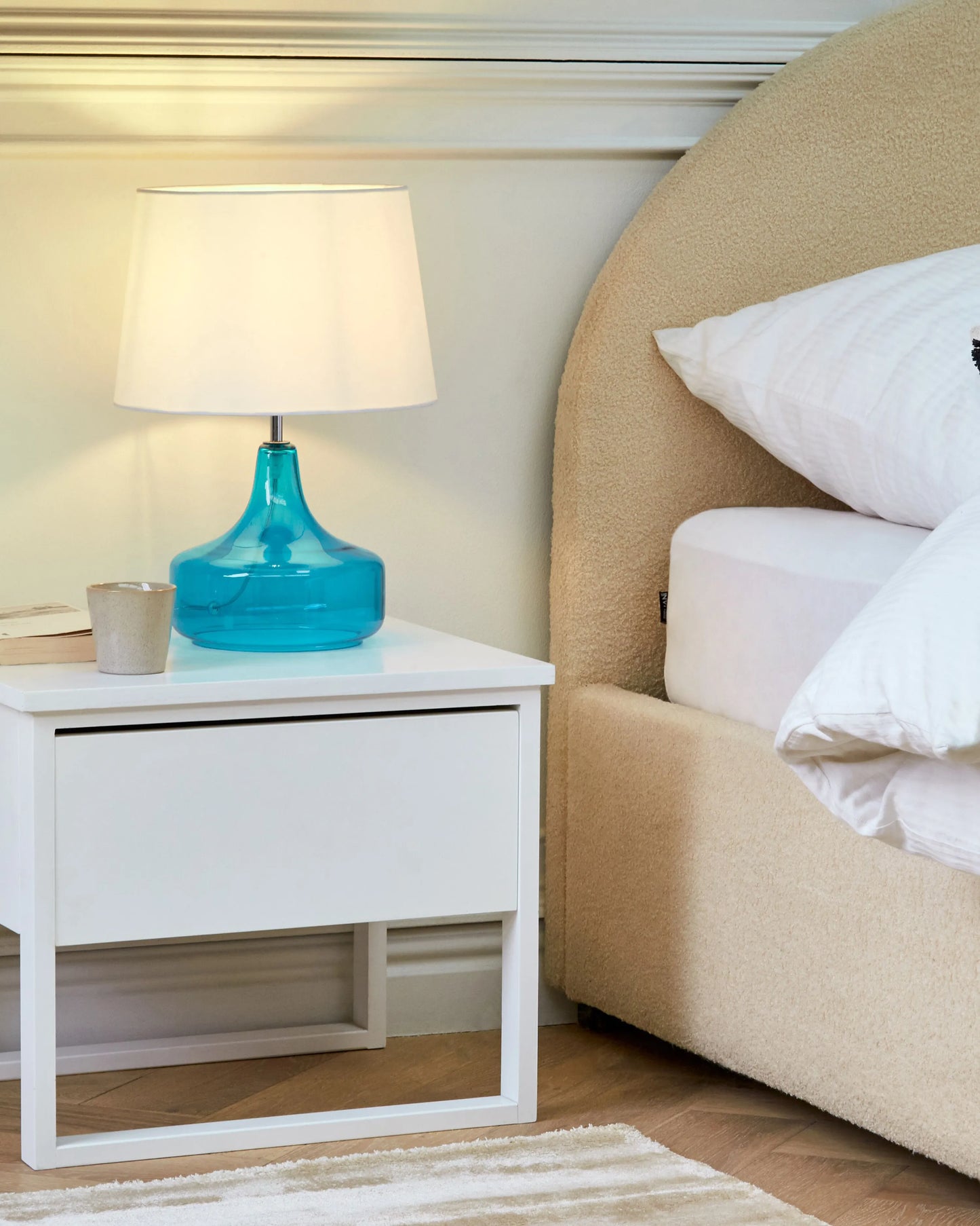  Table Lamp ERZEN Glass Blue
