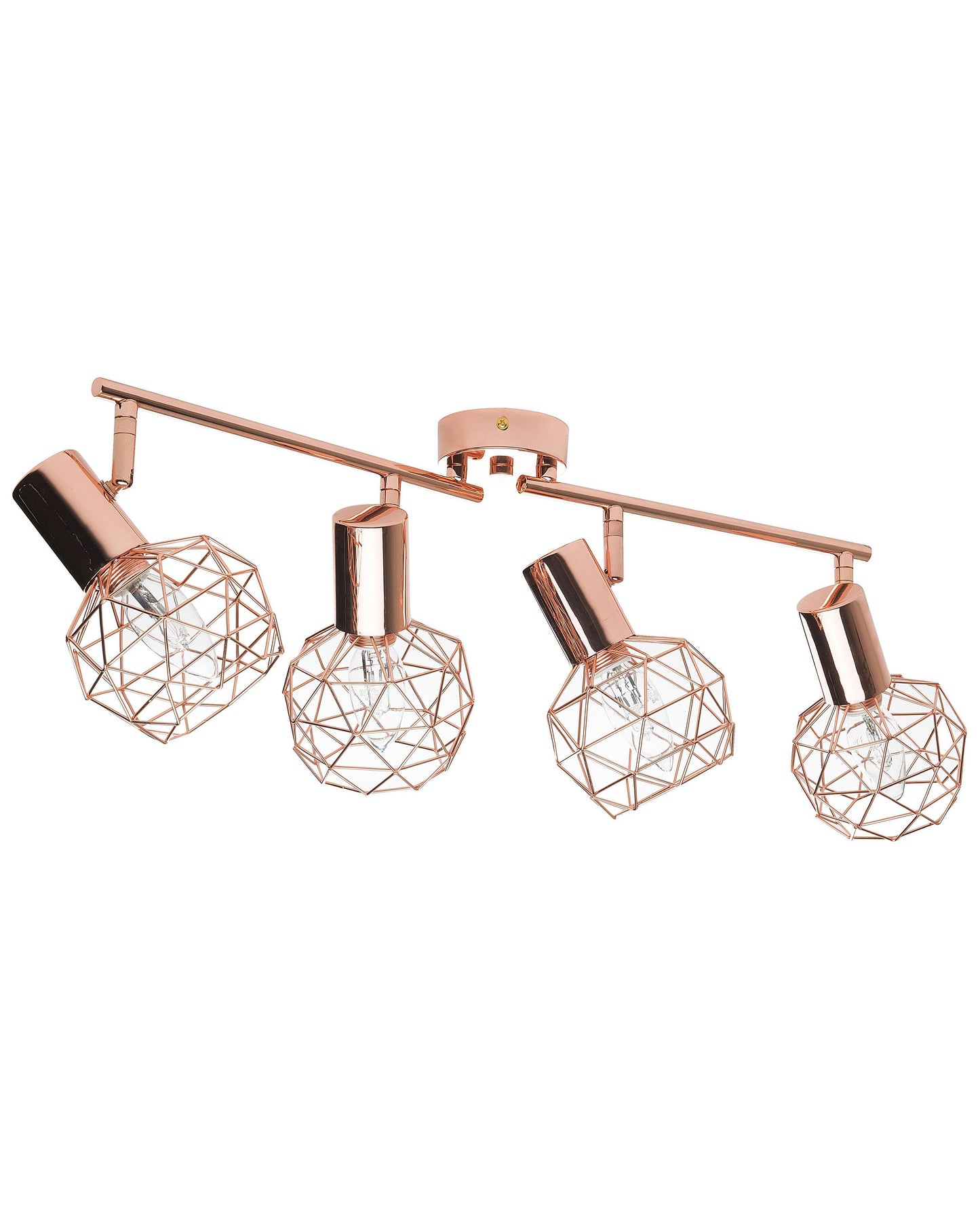  4 Light Spotlight CHENAB Adjustable Metal Copper