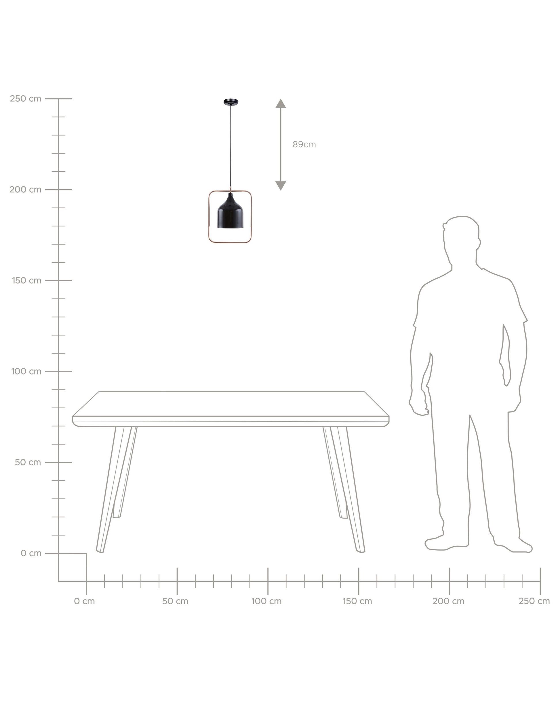  Pendant Lamp MAVONE Metal Black