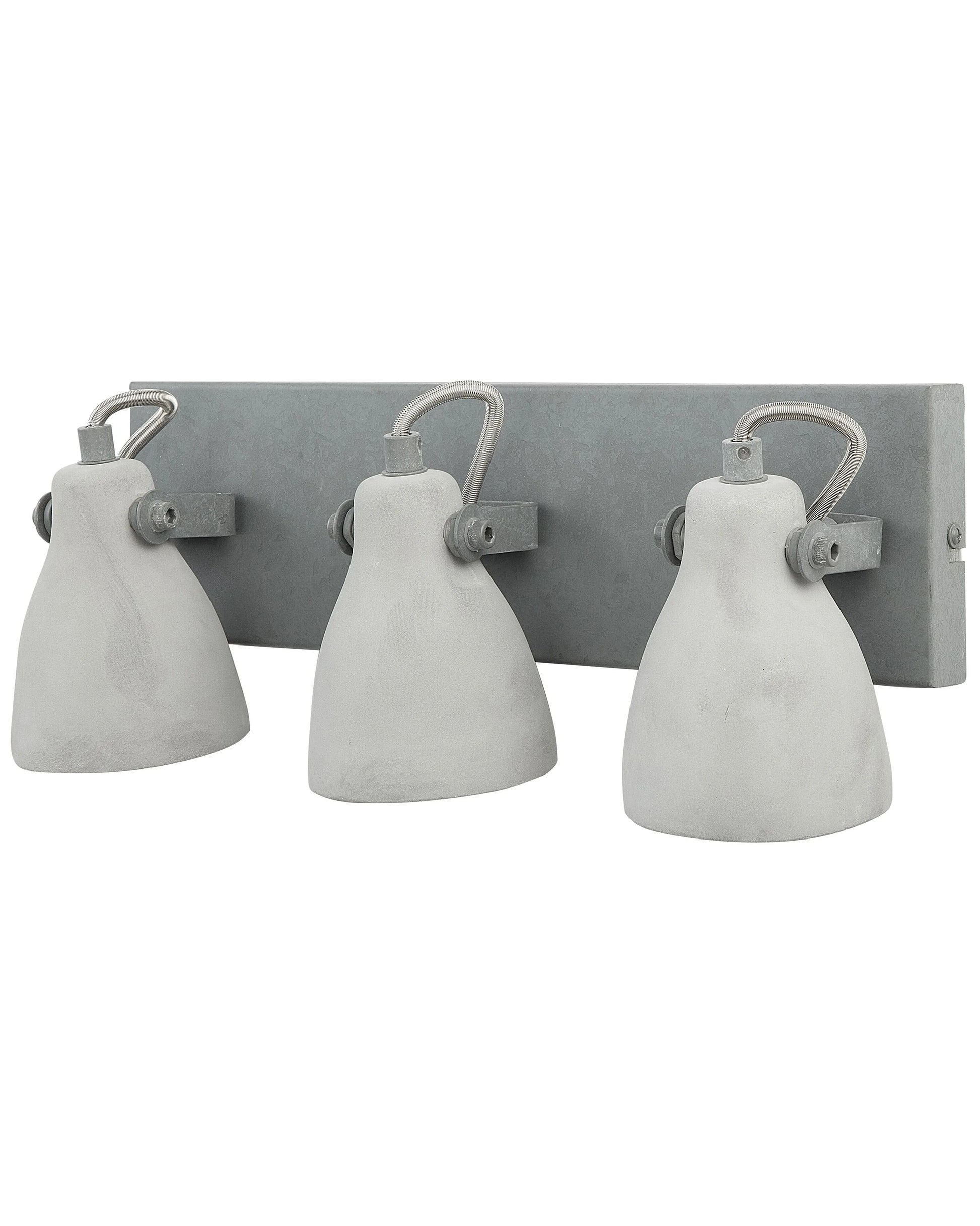  3 Light Spotlight MISTAGO Adjustable Concrete Grey
