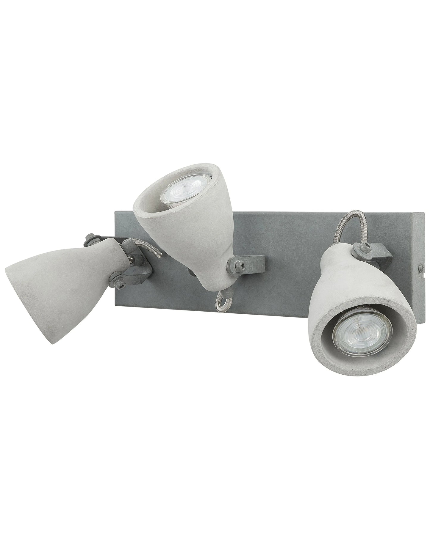  3 Light Spotlight MISTAGO Adjustable Concrete Grey
