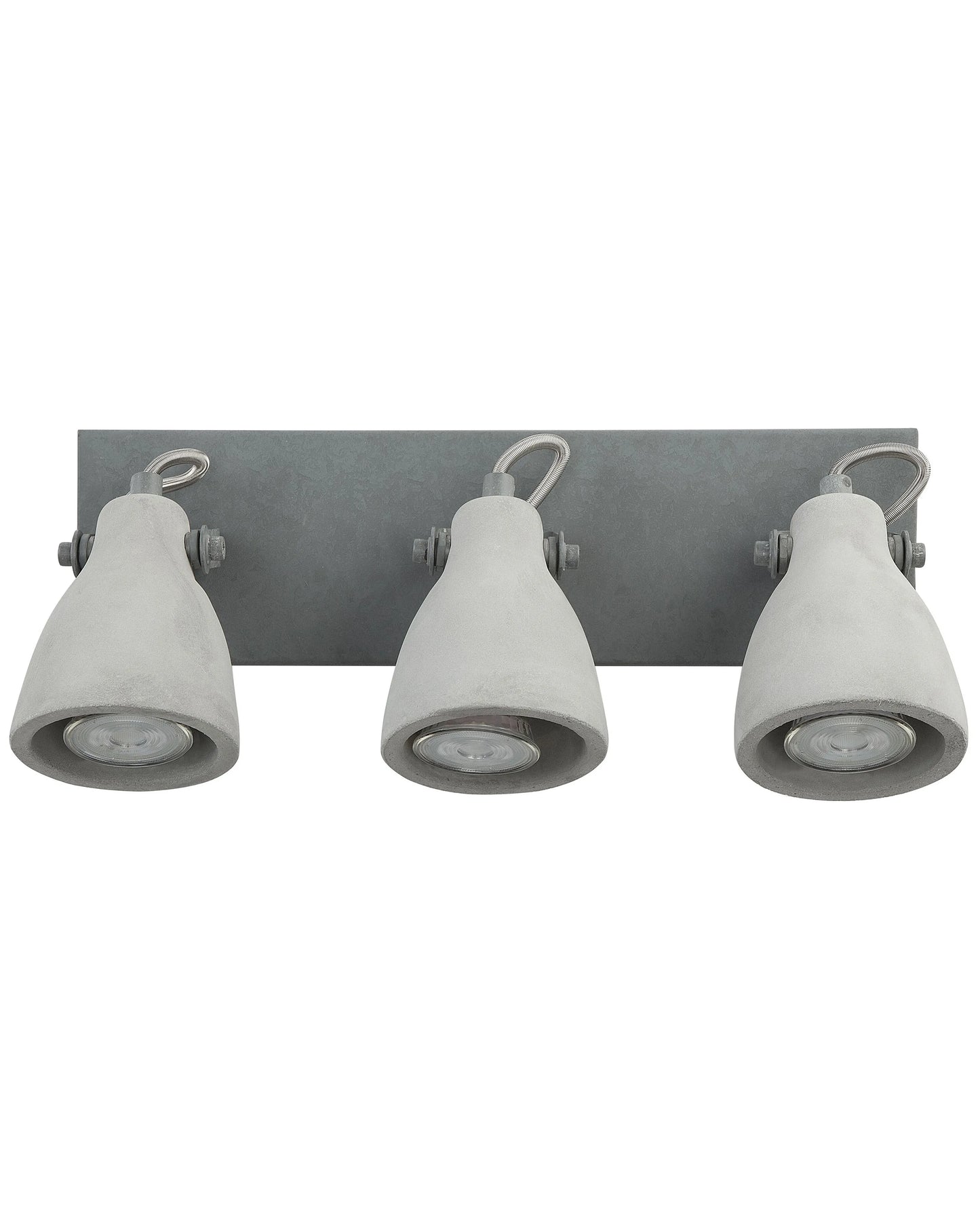  3 Light Spotlight MISTAGO Adjustable Concrete Grey