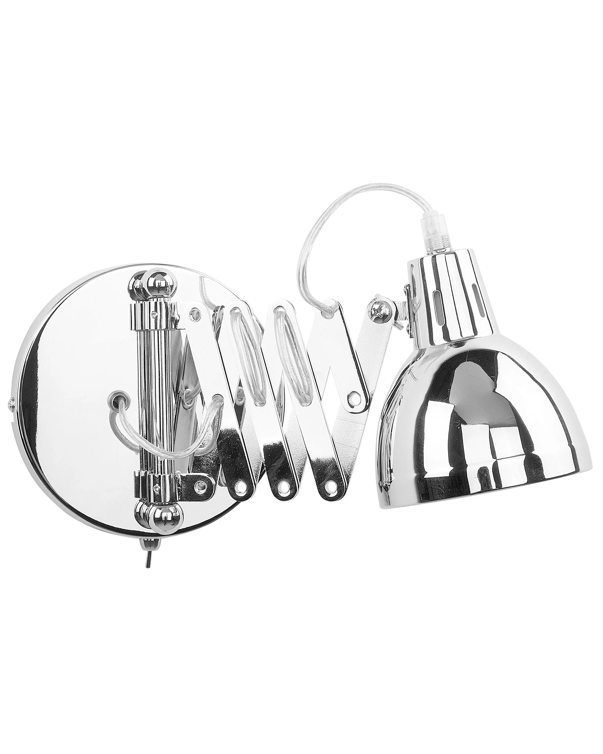  Wall Lamp HARRINGTON Adjustable Metal Silver