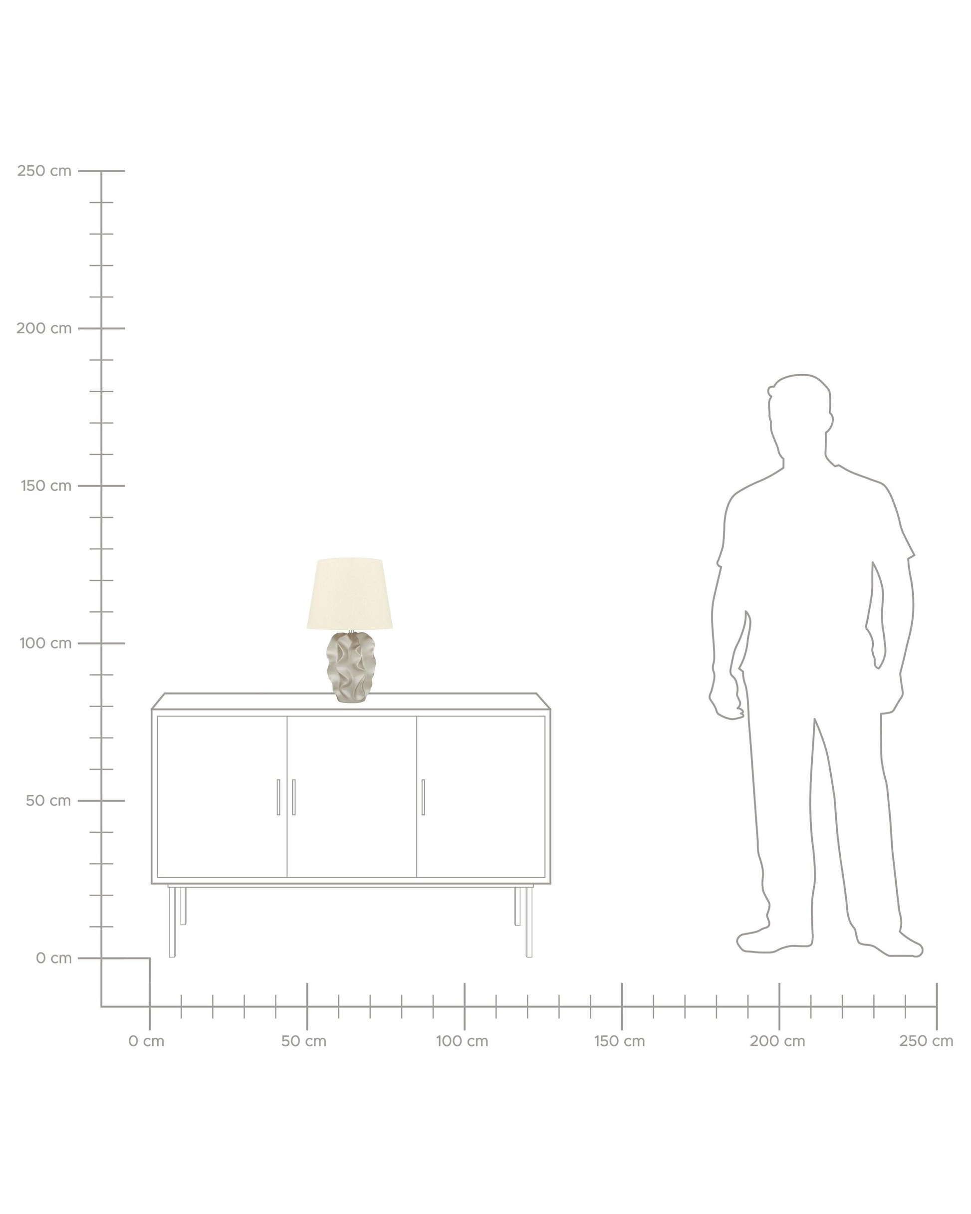  Table Lamp ALLIKA Ceramic Gold