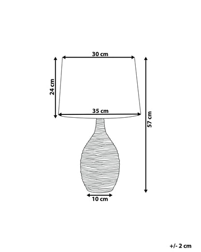  Table Lamp ATSAS Ceramic Dark Green