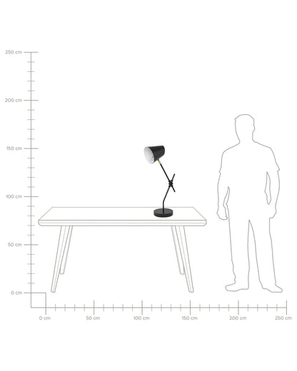  Desk Lamp HORTON Adjustable Metal Black